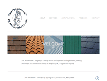 Tablet Screenshot of mctavishroofing.com